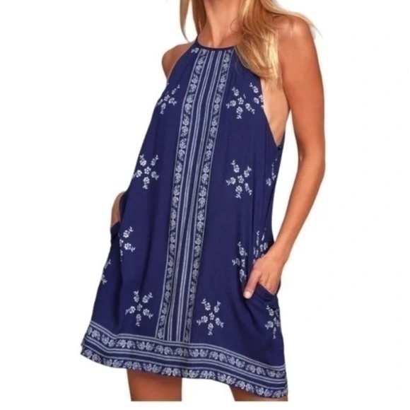 Lulus Halter Dress Size Medium - Picture 1 of 4